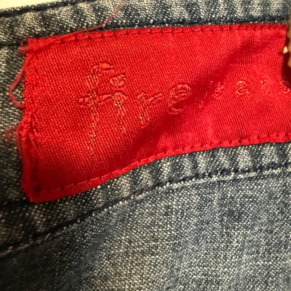 Vintage Fire Jeans Denim Jean Flare Maxi Skirt Size 7 Y2K - Picture 13 of 15